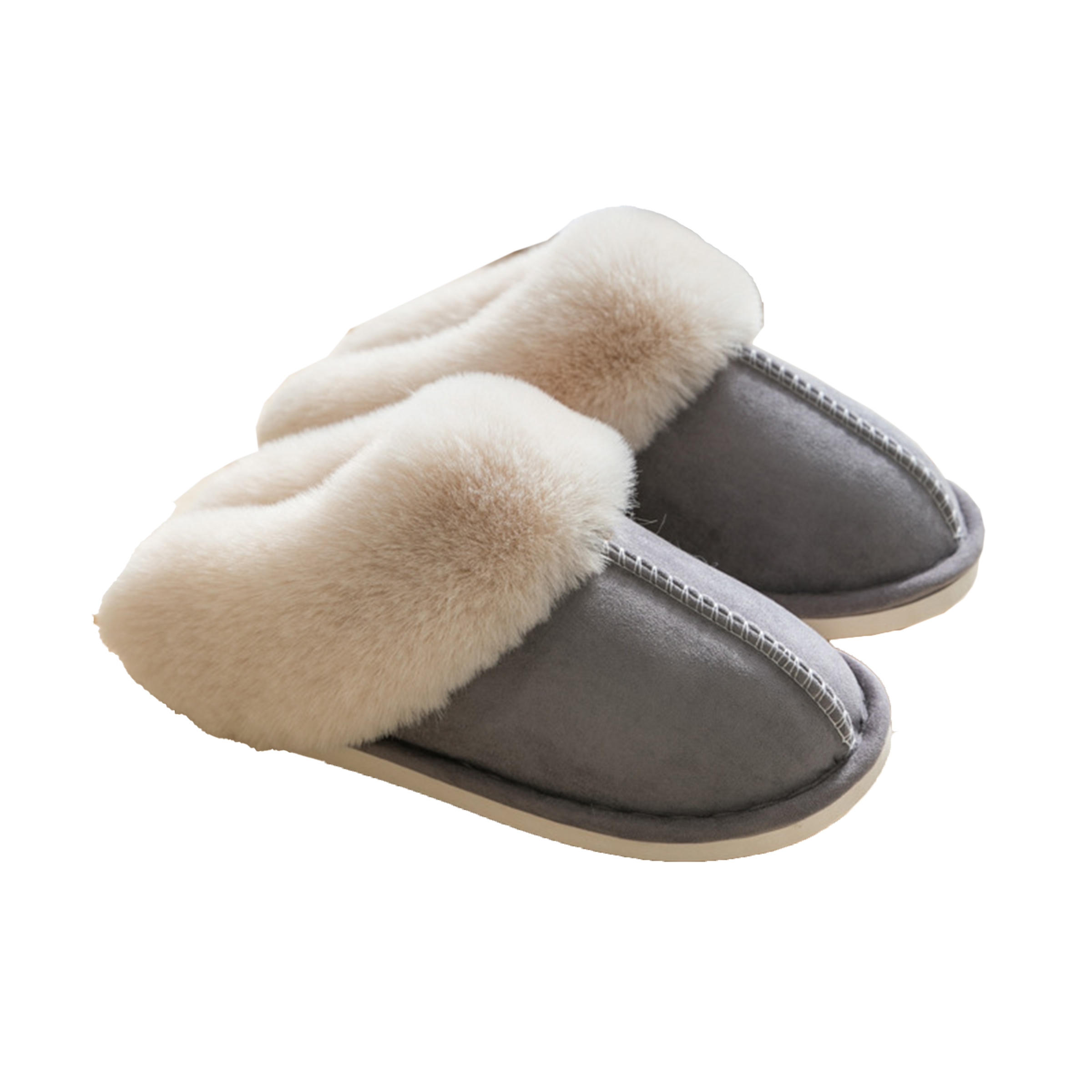 Suede Indoor And Outdoor Warm Slippers 9