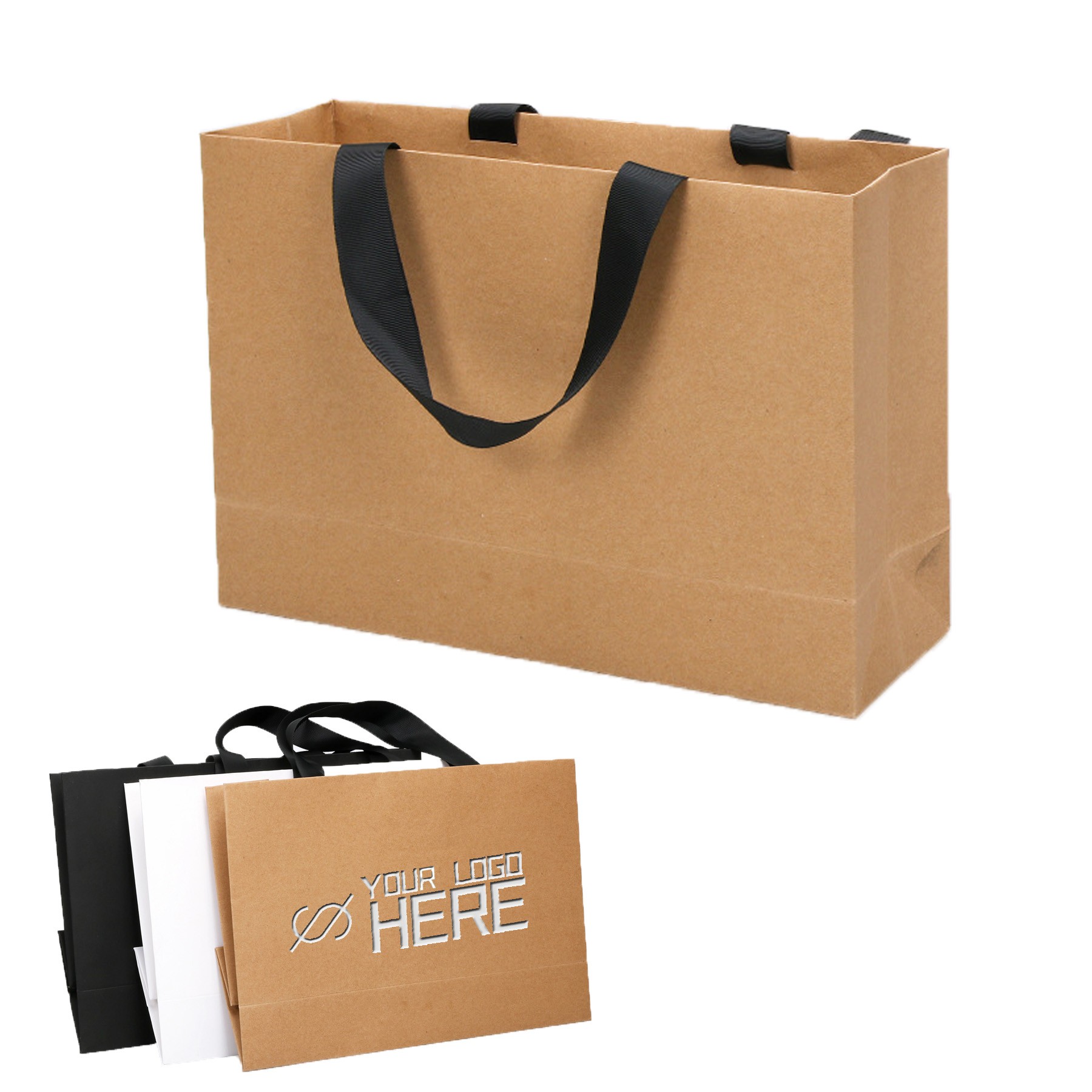 Kraft Paper Gift Bag With Handles