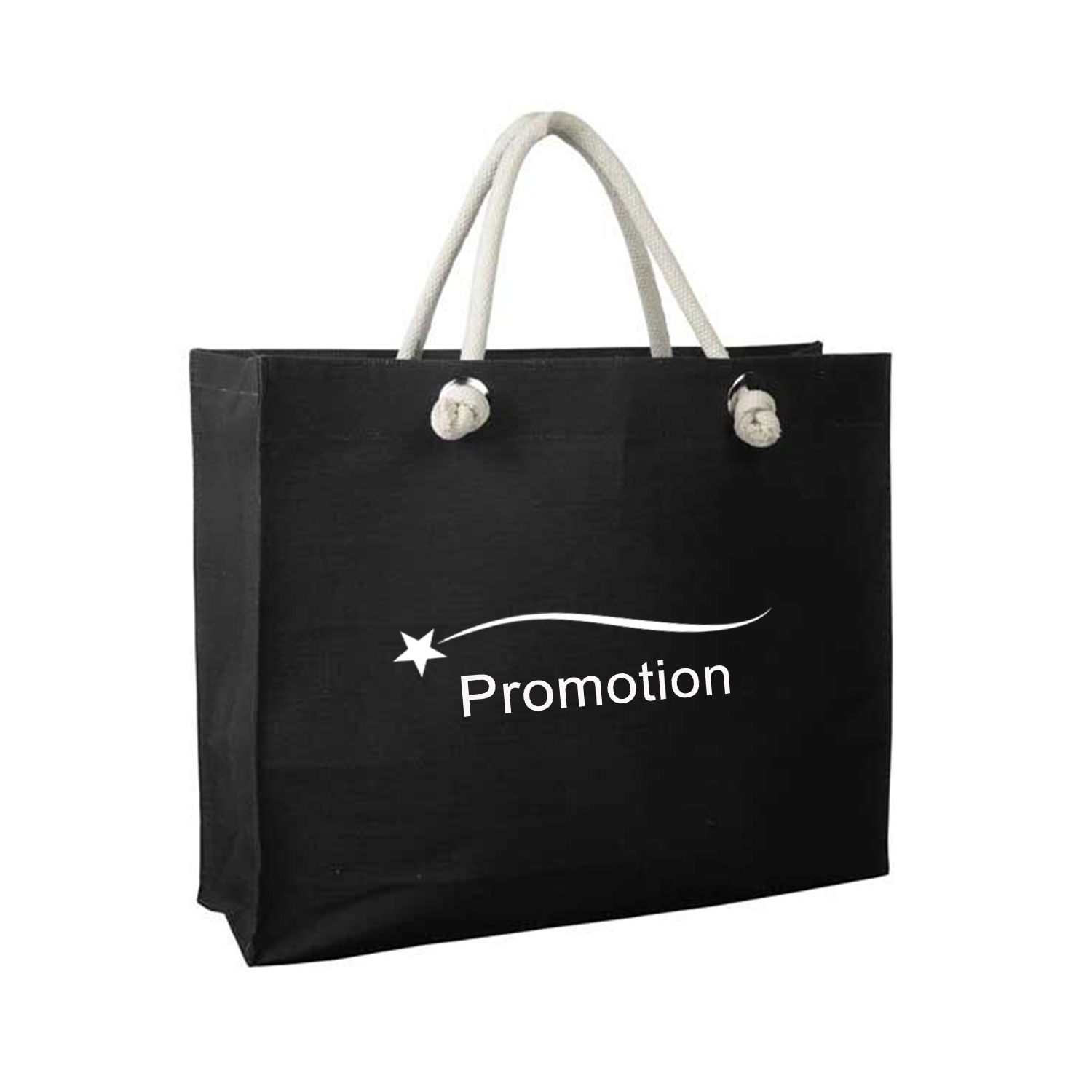 Canvas Laminated Tote Bag, custom tote bag with logo imprint 4