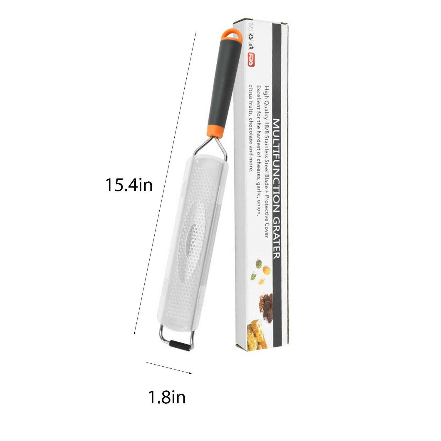 Stainless Steel Lemon Grater Zester 5