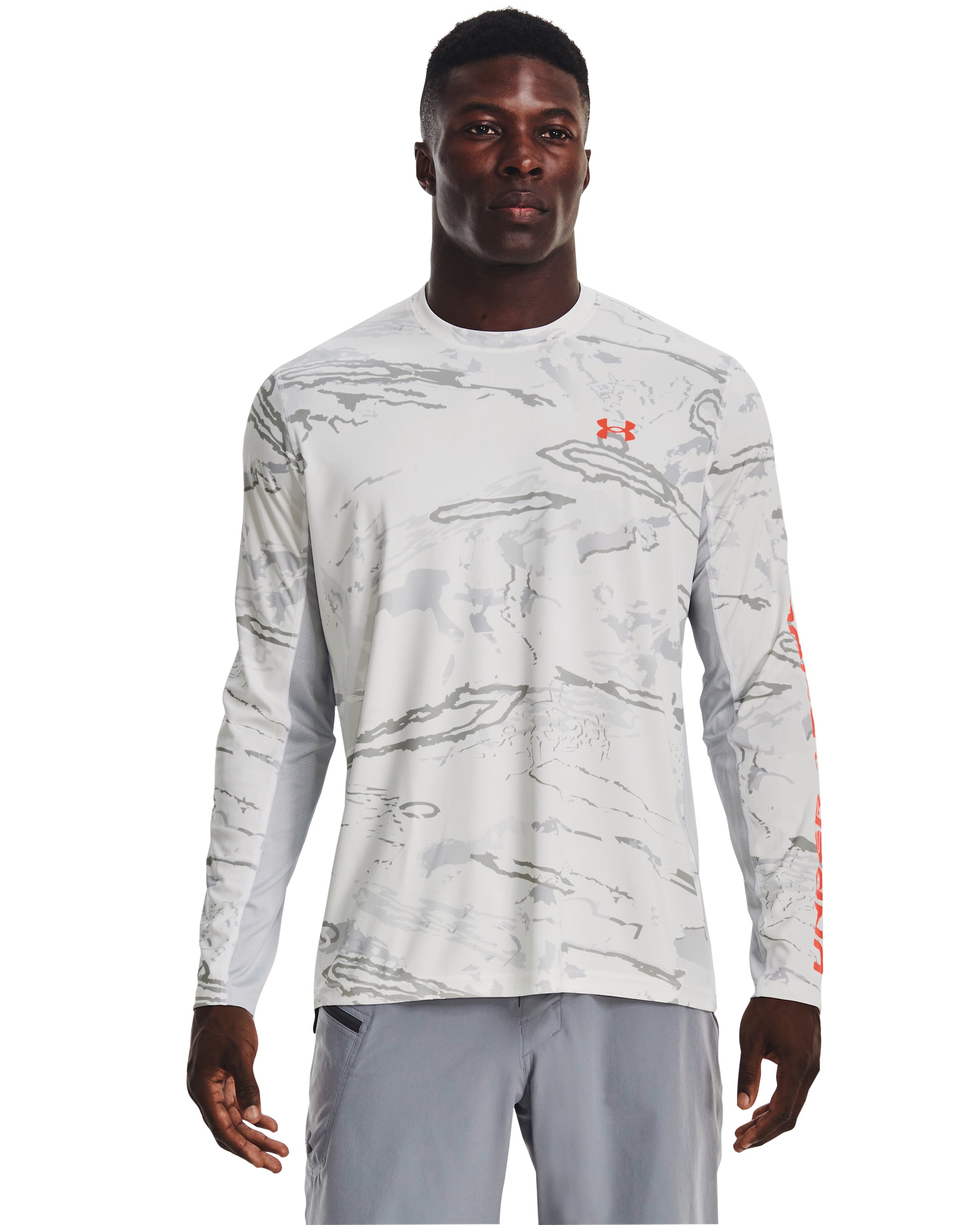UA Iso-Chill Shorebreak Camo Men's Long Sleeve 14