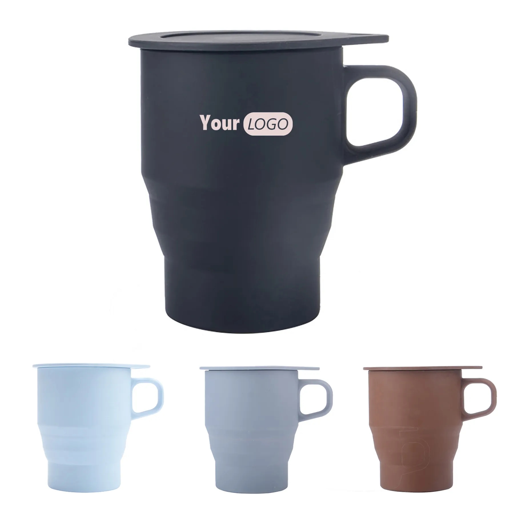 Polypropylene Silicone Folding Mug 1