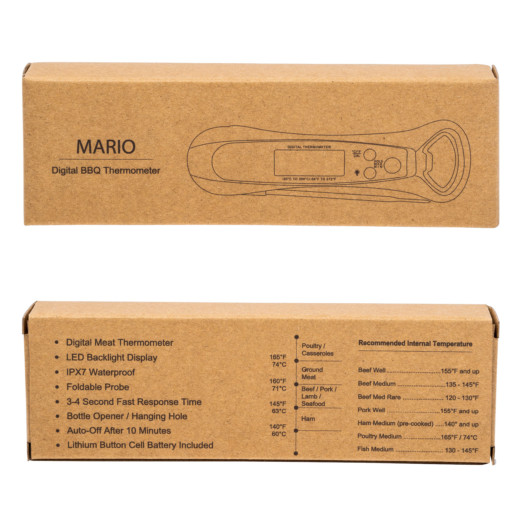 Mario IPX7 Digital BBQ Thermometer 7