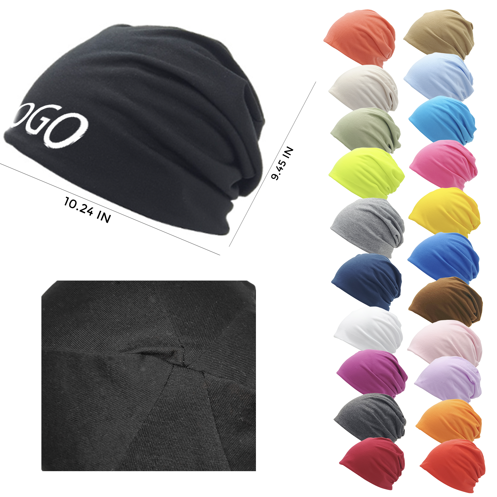 Soft Polyester Knitted Hat 2