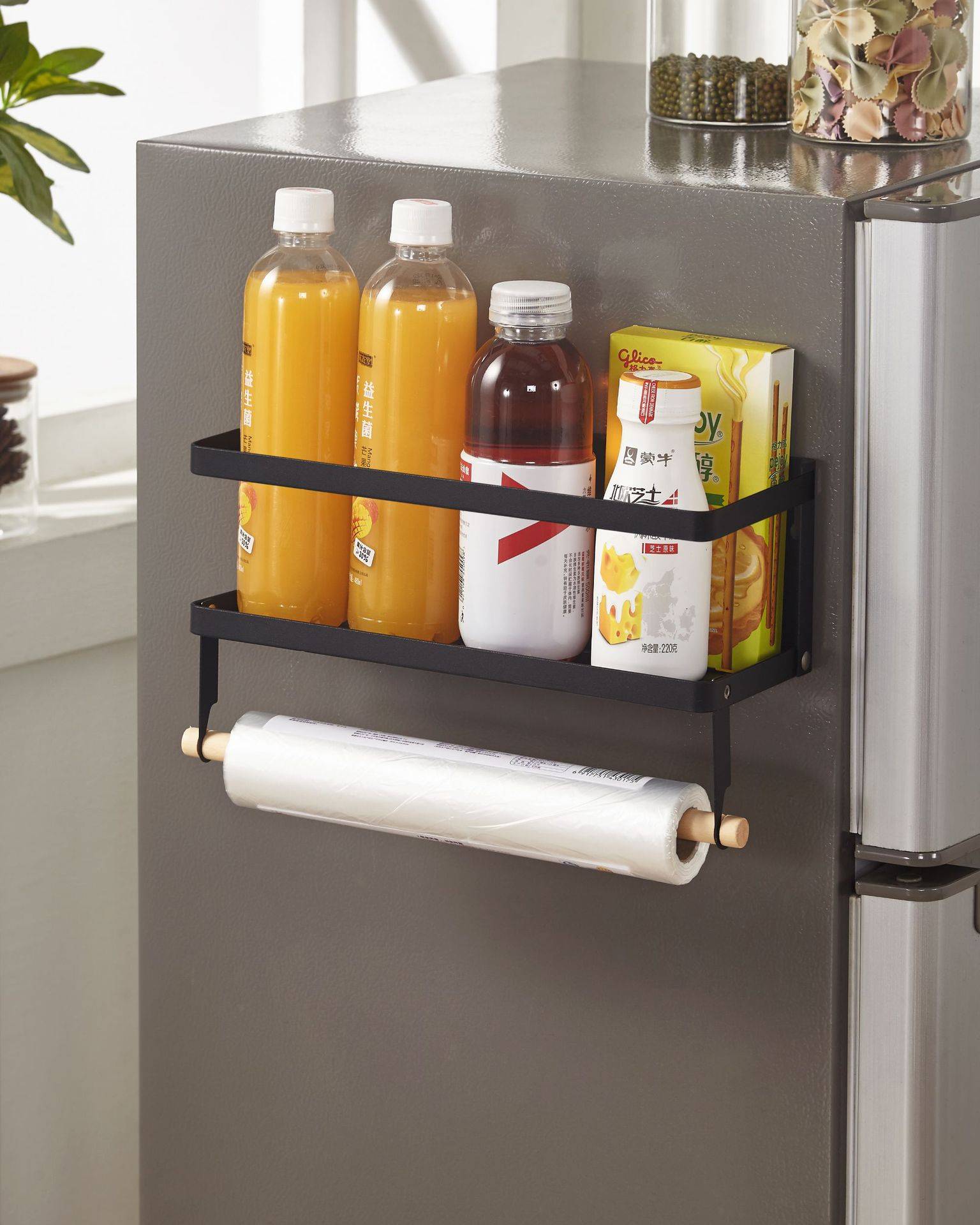 Magnetic wall mounted refrigerator Rack 4