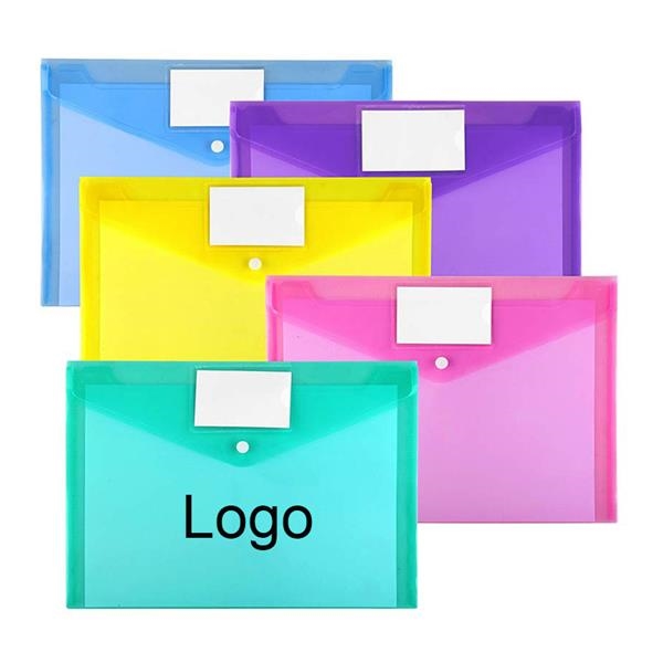 Plastic Mesh Zipper Pouch Document Bag 1