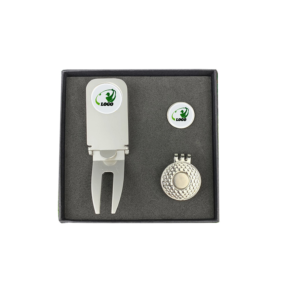 Golf Cigar Holder Divot Tool Gift Set 5