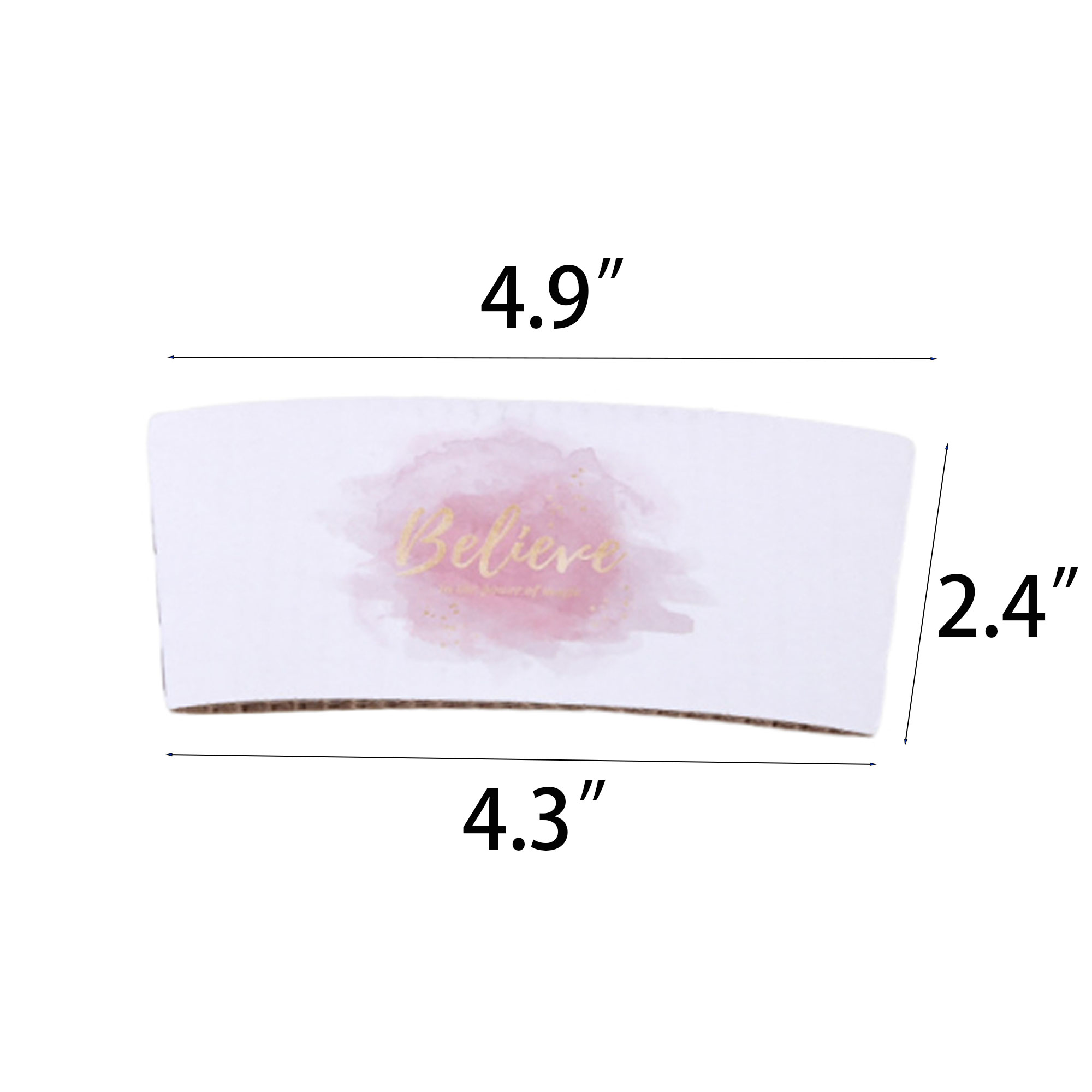 Custom Corrugated Paper Coffee Cup Sleeve 2