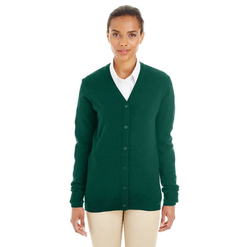 Harriton Ladies' Pilbloc™ V-Neck Button Cardigan Sweater 2