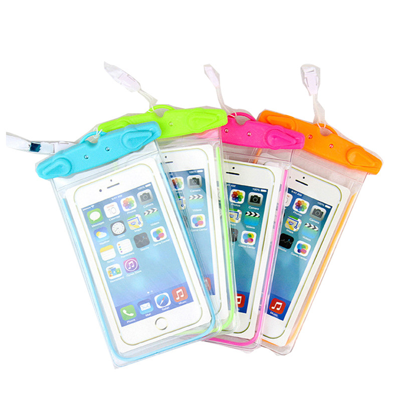 PVC Waterproof Phone Pouch W/ Luminous Strip 2