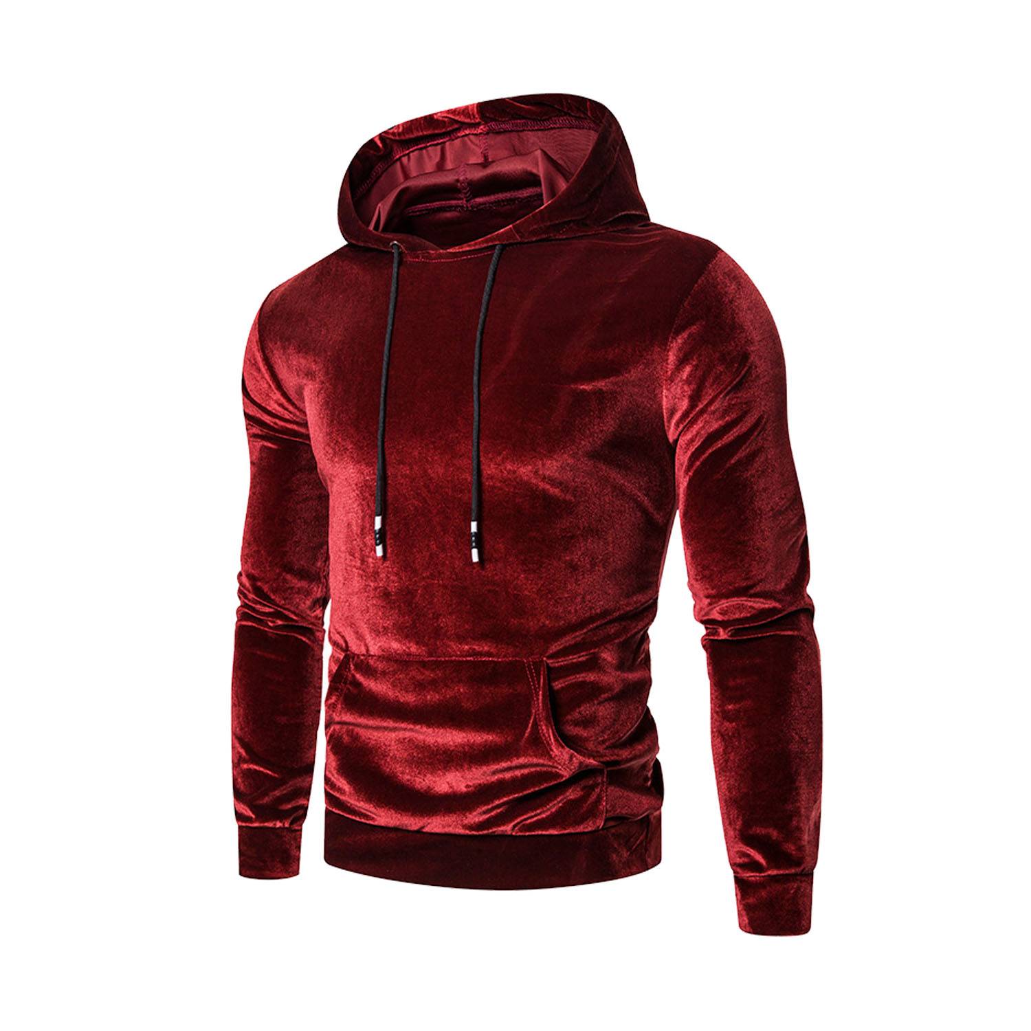 Men Winter Soft Polyester Long Sleeve Hoodie Sweatshirts, custom hoodie or sweatshirt with logo imprint 6