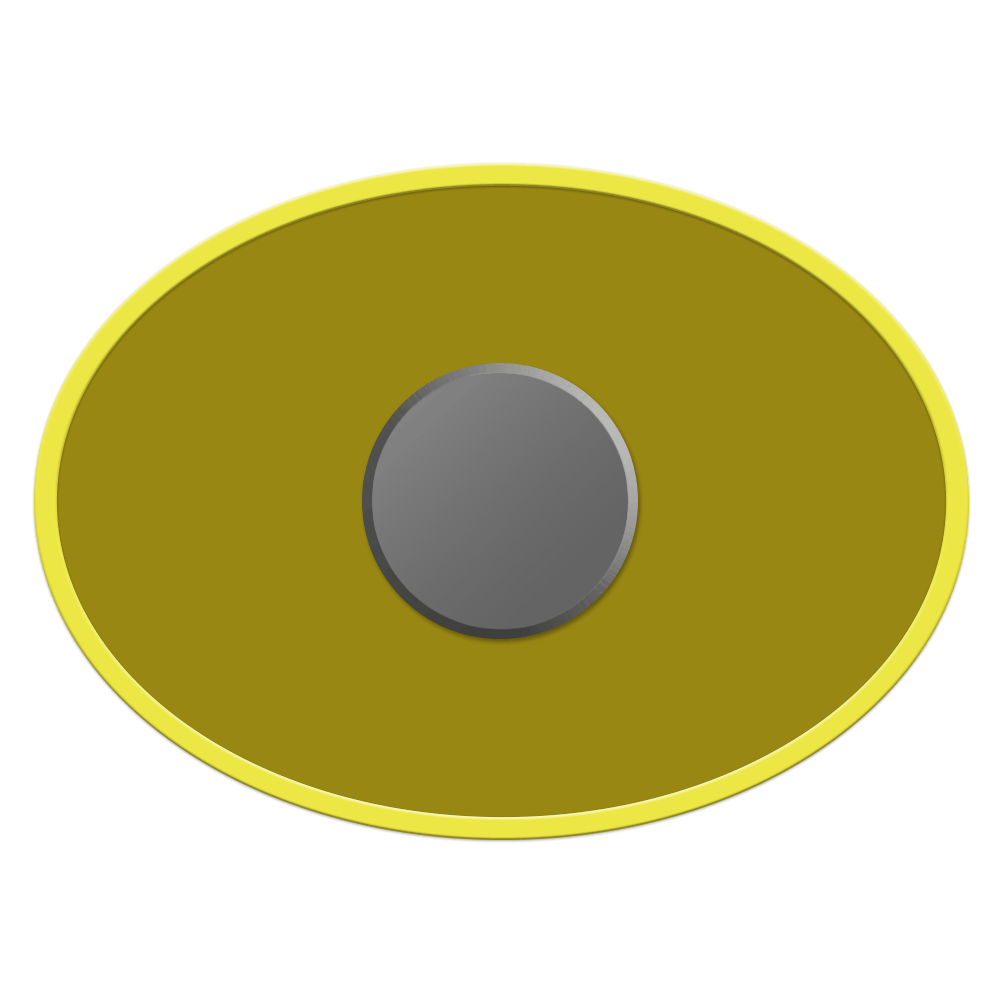 Express Vibraprint 1" x 1-1/2" Oval Lapel Pin & Magnet Back 8