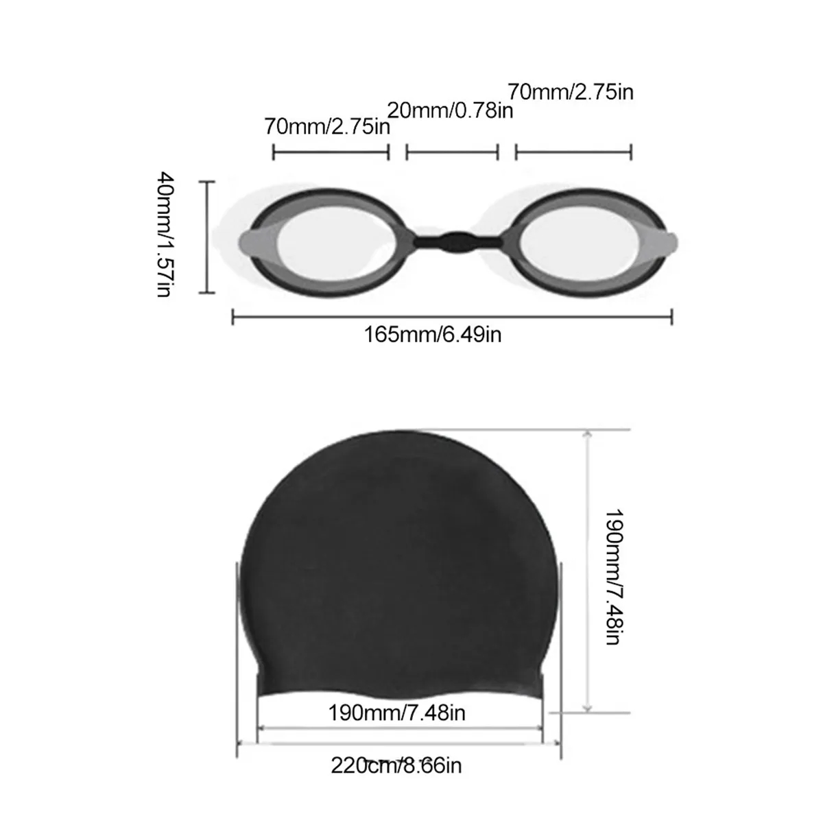 Swimming Goggles Kits 3