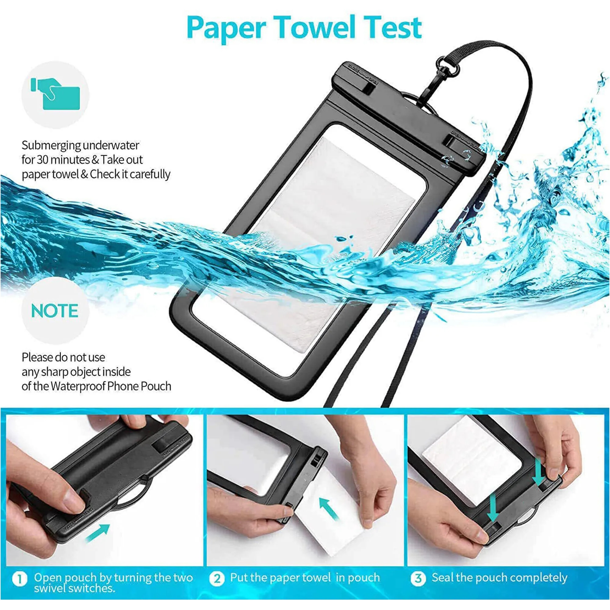 Waterproof Phone Pouch Case 3