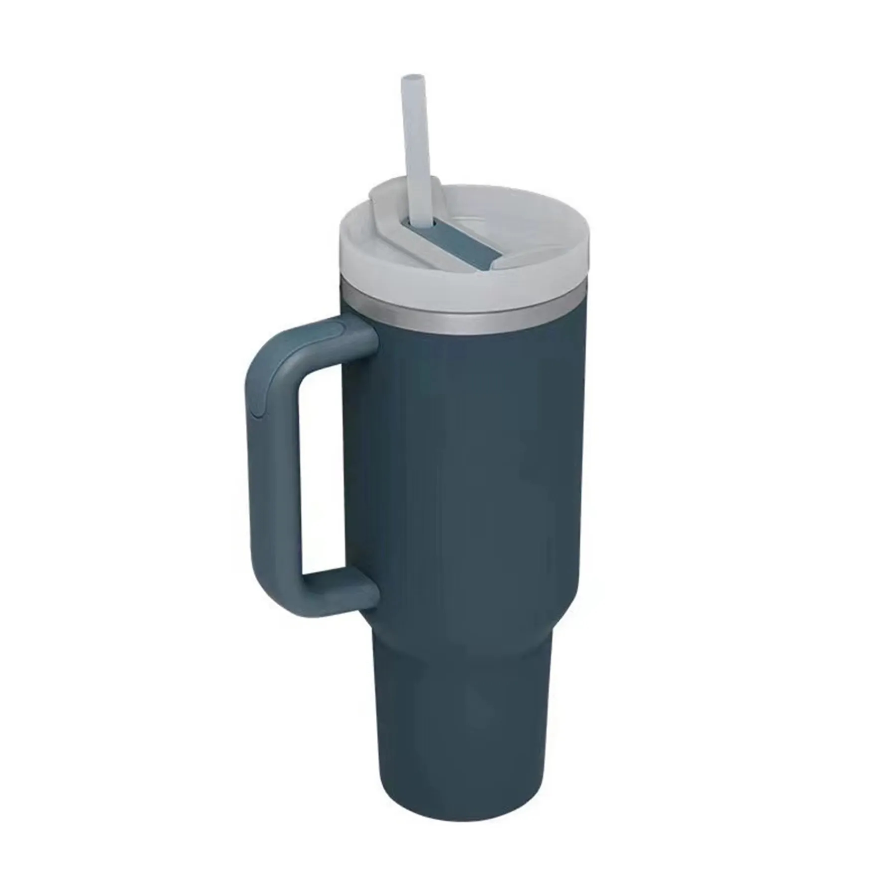 40 Oz. Insulated Travel Tumbler with Handle and Straw 19