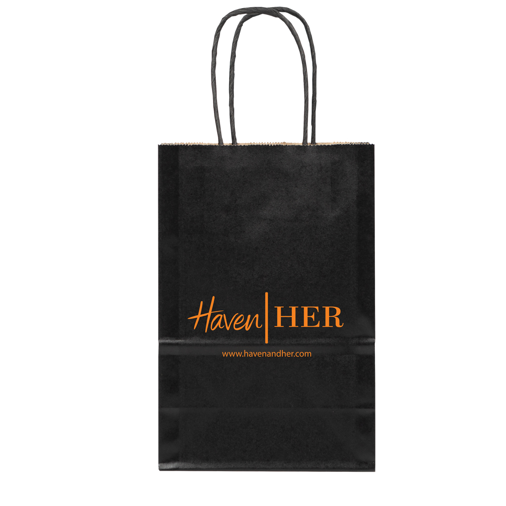 Solid Tinted Kraft Shopping Bags 2