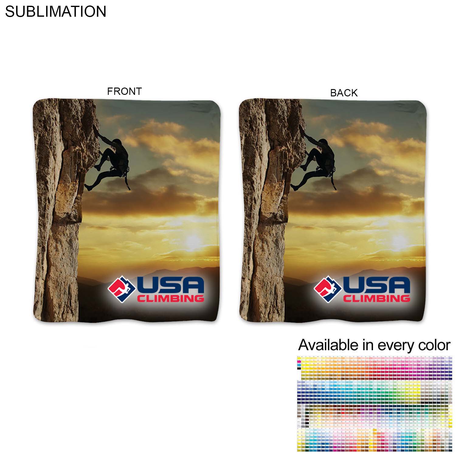 Ultra Soft and Smooth Microfleece Blanket, 50x60, Sublimated Edge to Edge 2 sides 8