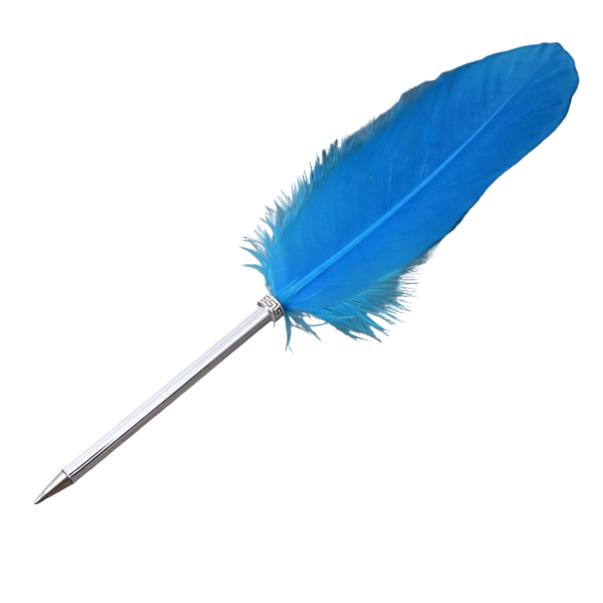 Feather Quill Ballpoint Pen Decorative Writing Gift 7