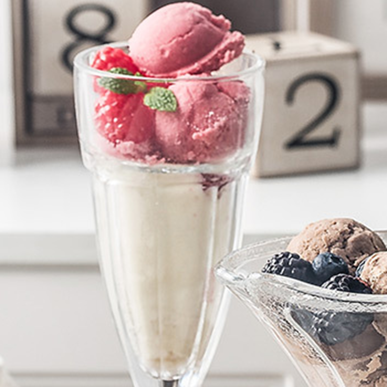 10Oz Clear Milkshake Glasses 4
