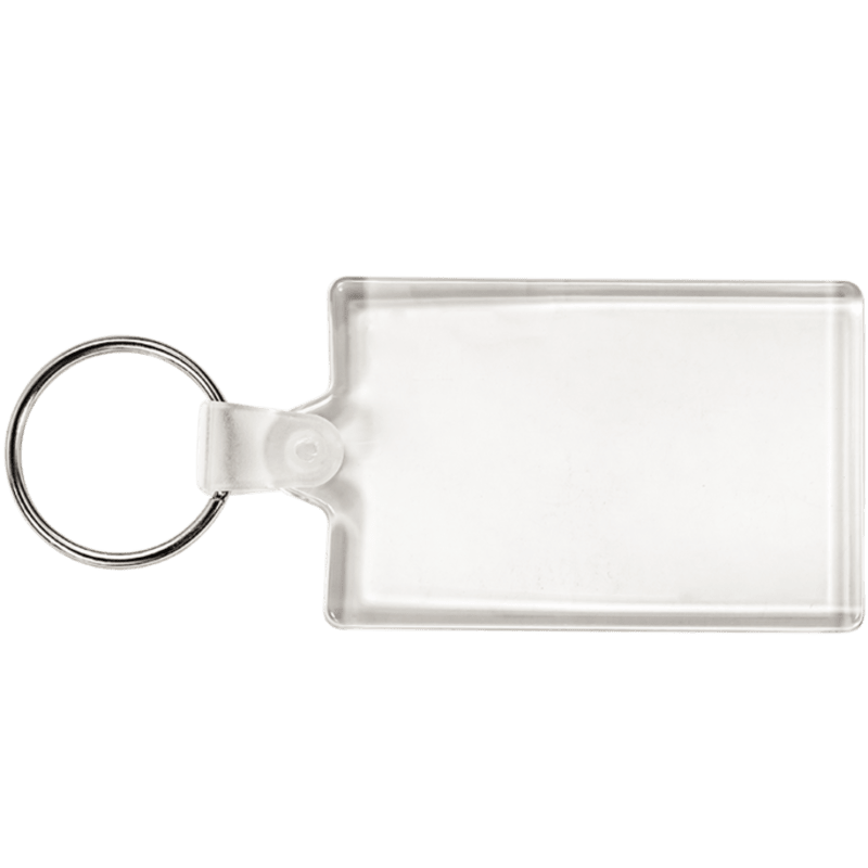 Rectangle Soft Plastic Keychains 3
