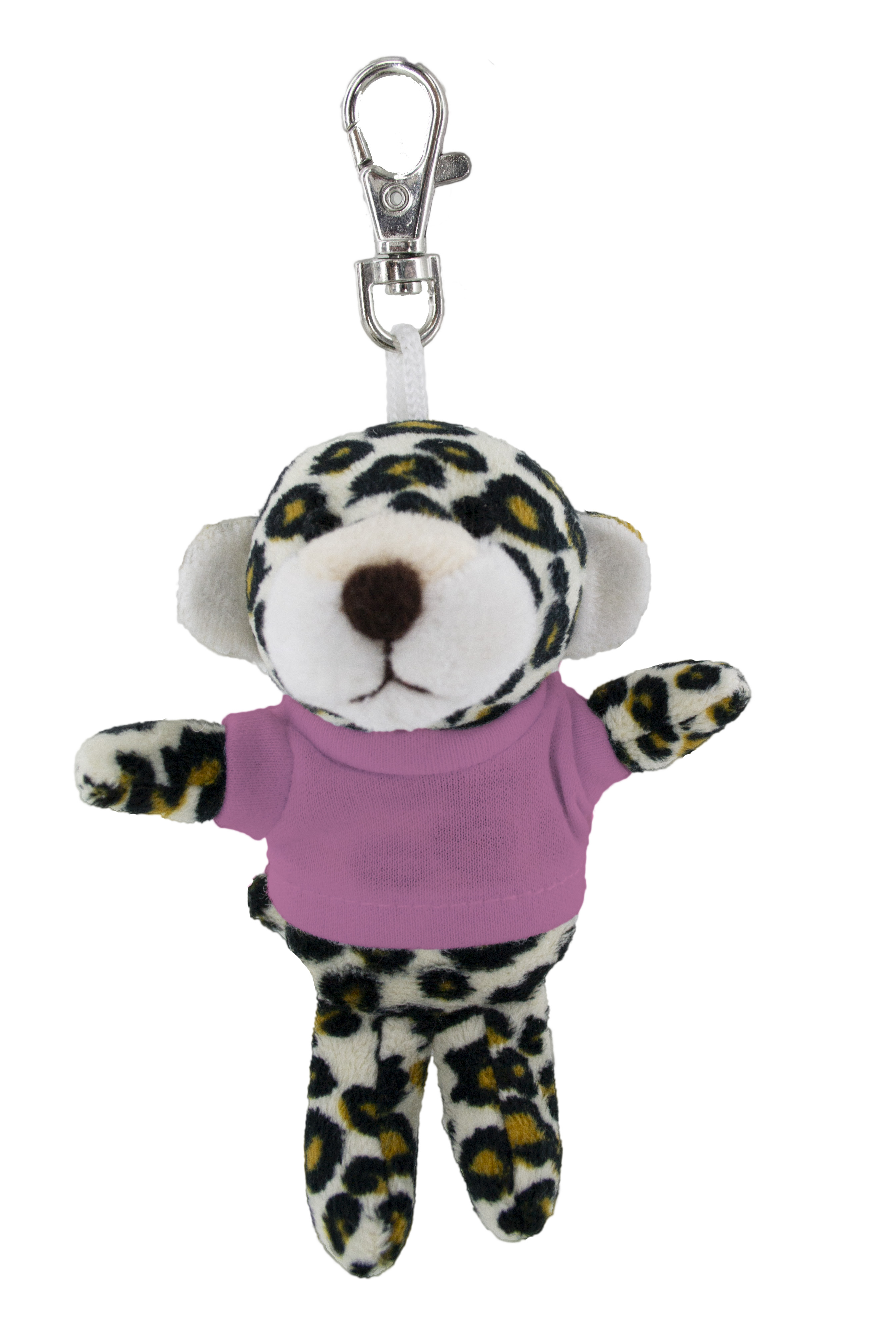 Soft Plush Leopard Keychain With Tee 13