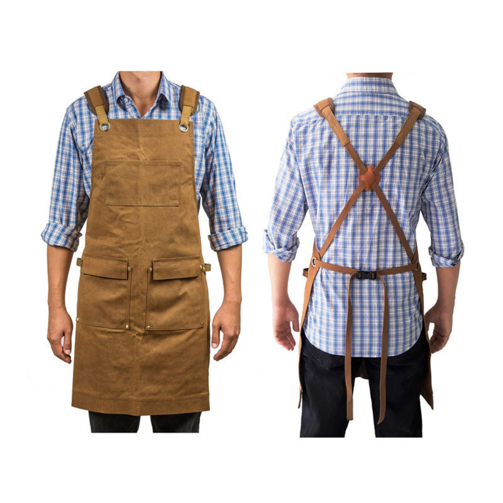 Work Apron With Pockets 2