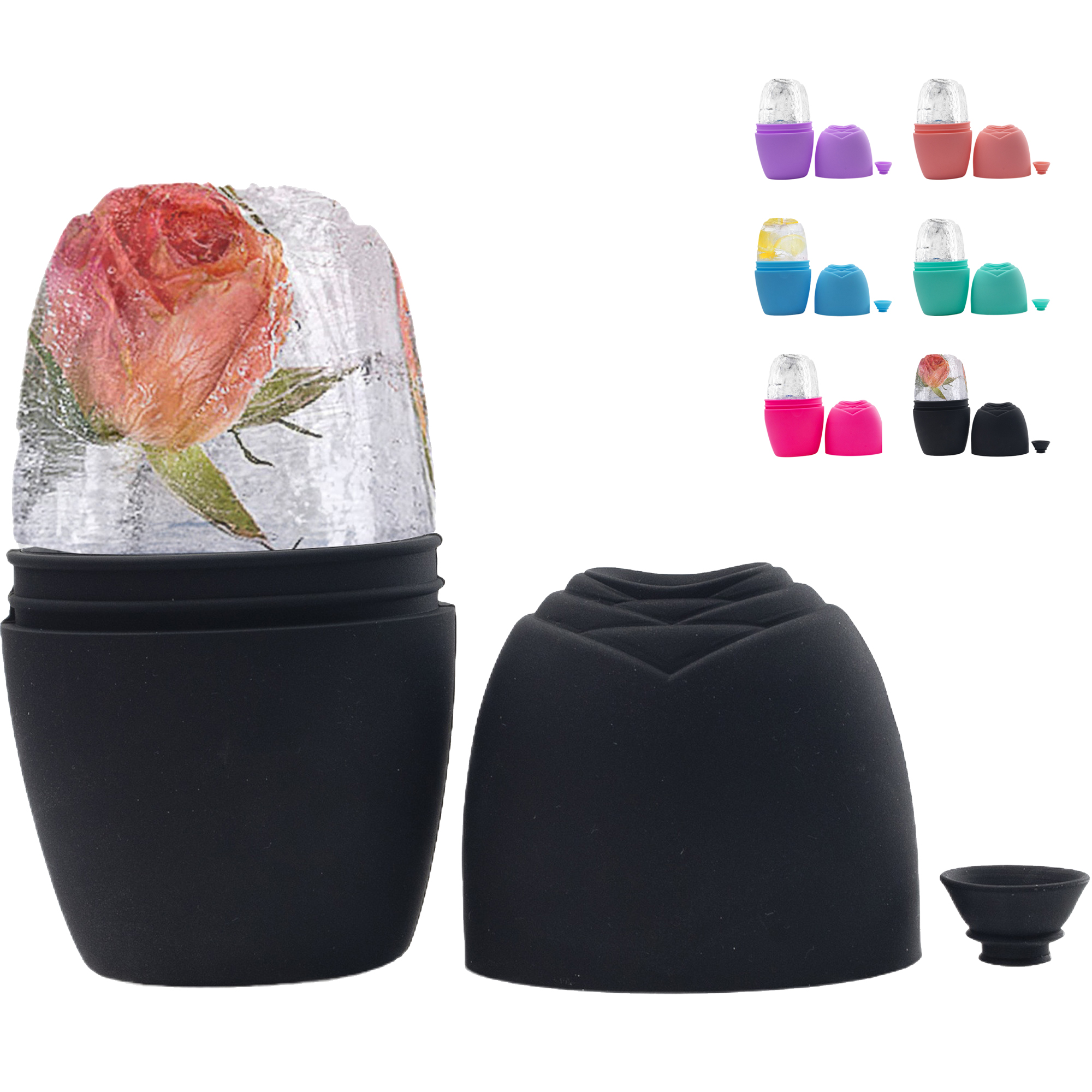 Soft Silicone Ice Face Mask for Cooling Massage 4