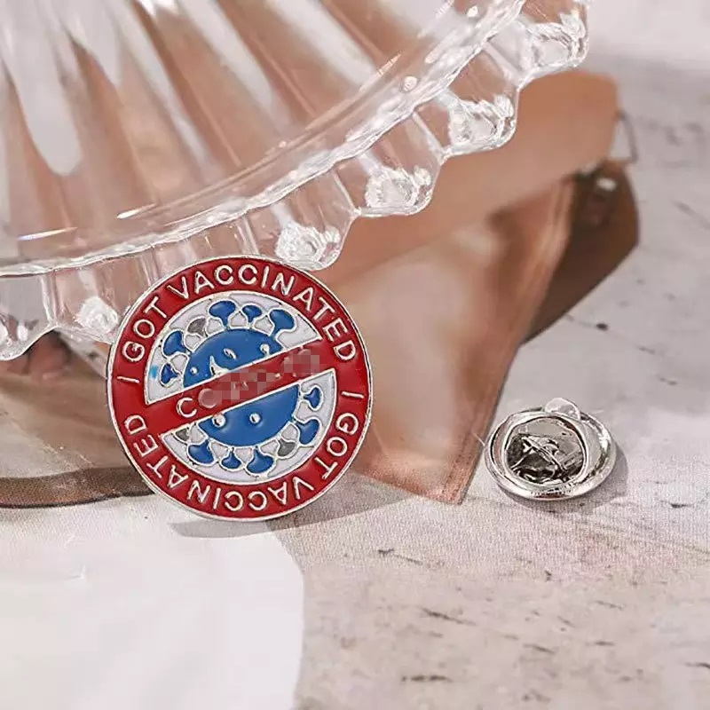 COVID 19 Vaccinated Lapel Pin 2