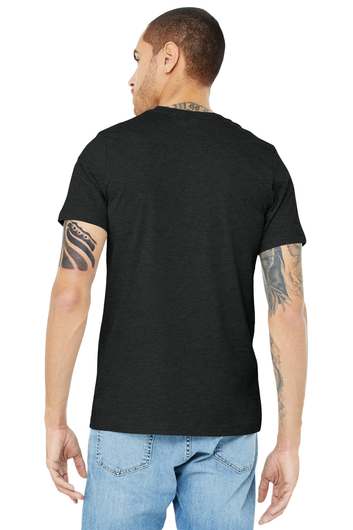 BELLA+CANVAS Unisex Heather CVC Short Sleeve Tee. BC3001CVC 516