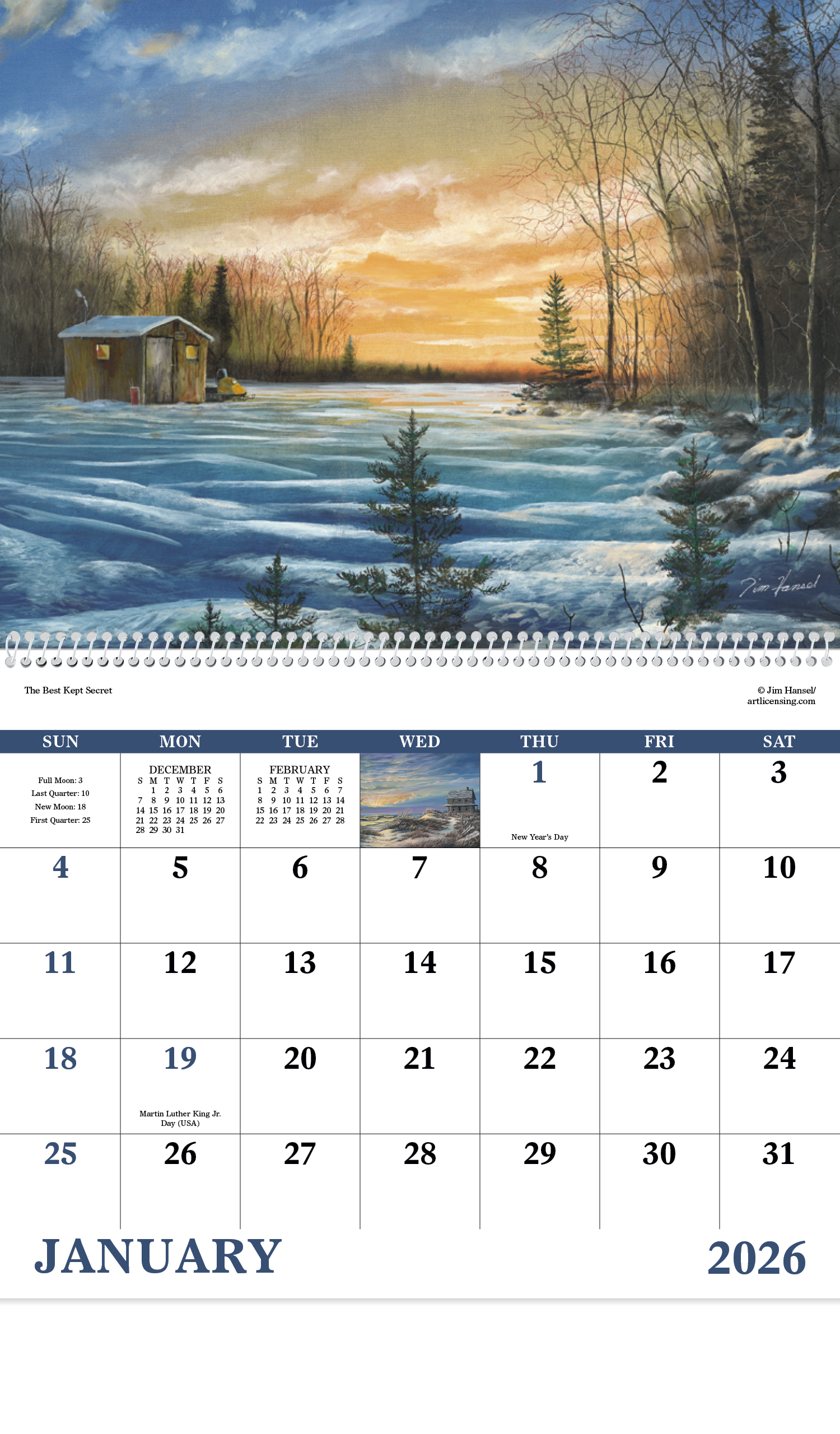 Good Value™ Scenic Memories - Spiral Calendar 13