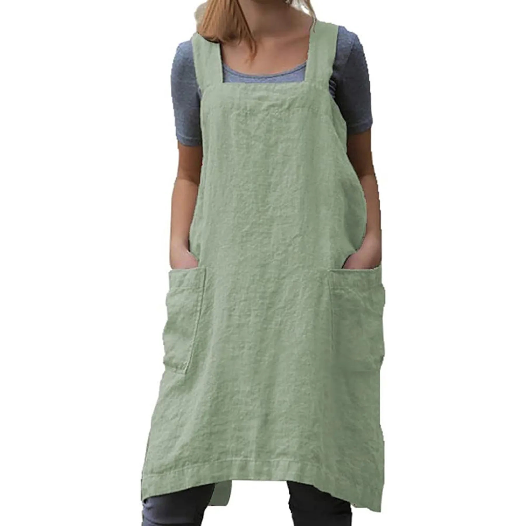 Cotton Linen Apron 16