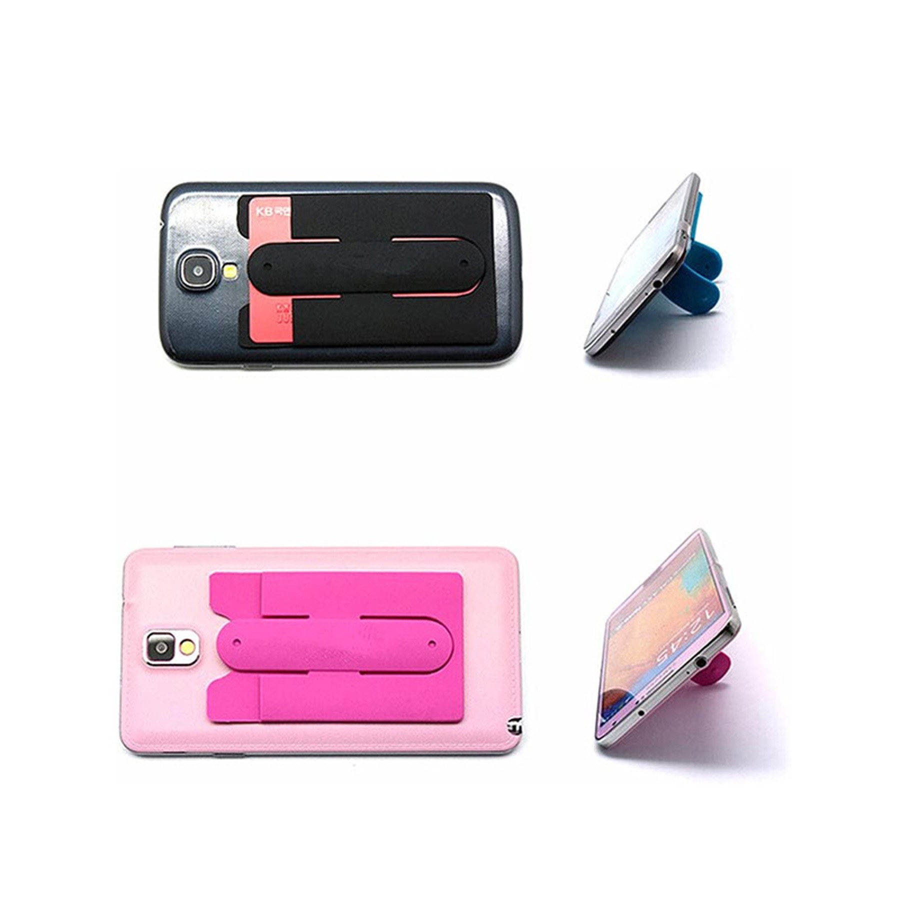 Card Holder With Cell Phone Stand 3