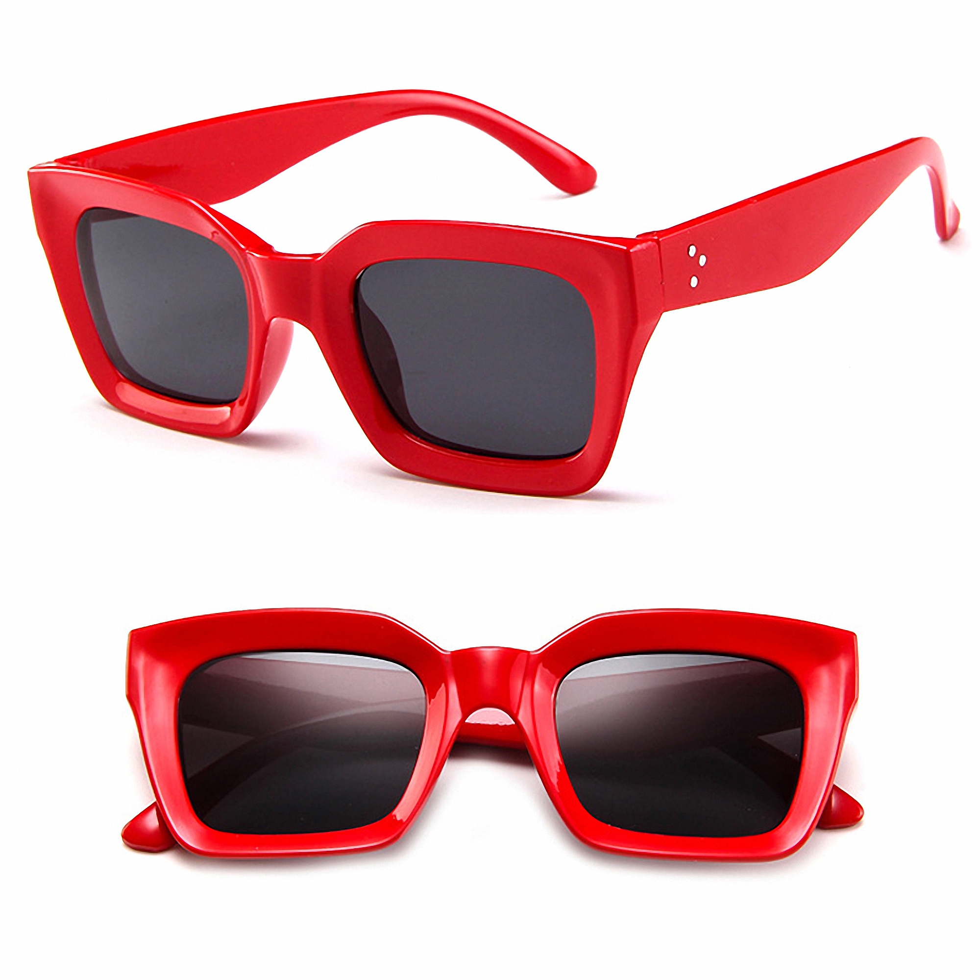 Unisex Classic Square-Frame Sunglasses for Adults 3