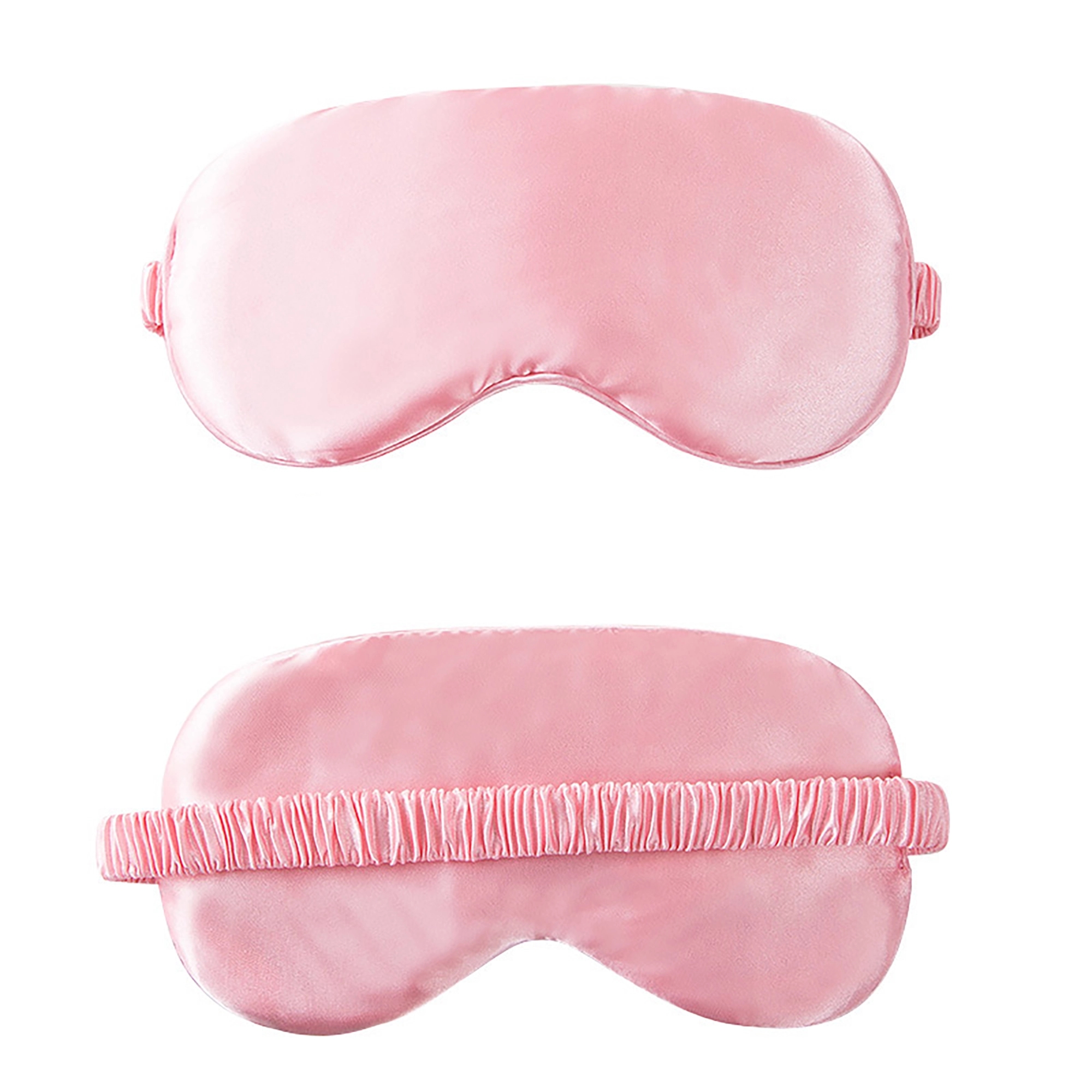 MOQ 50pcs Travel Soft Imitated Silk Fabric Sleep Eye Mask 10