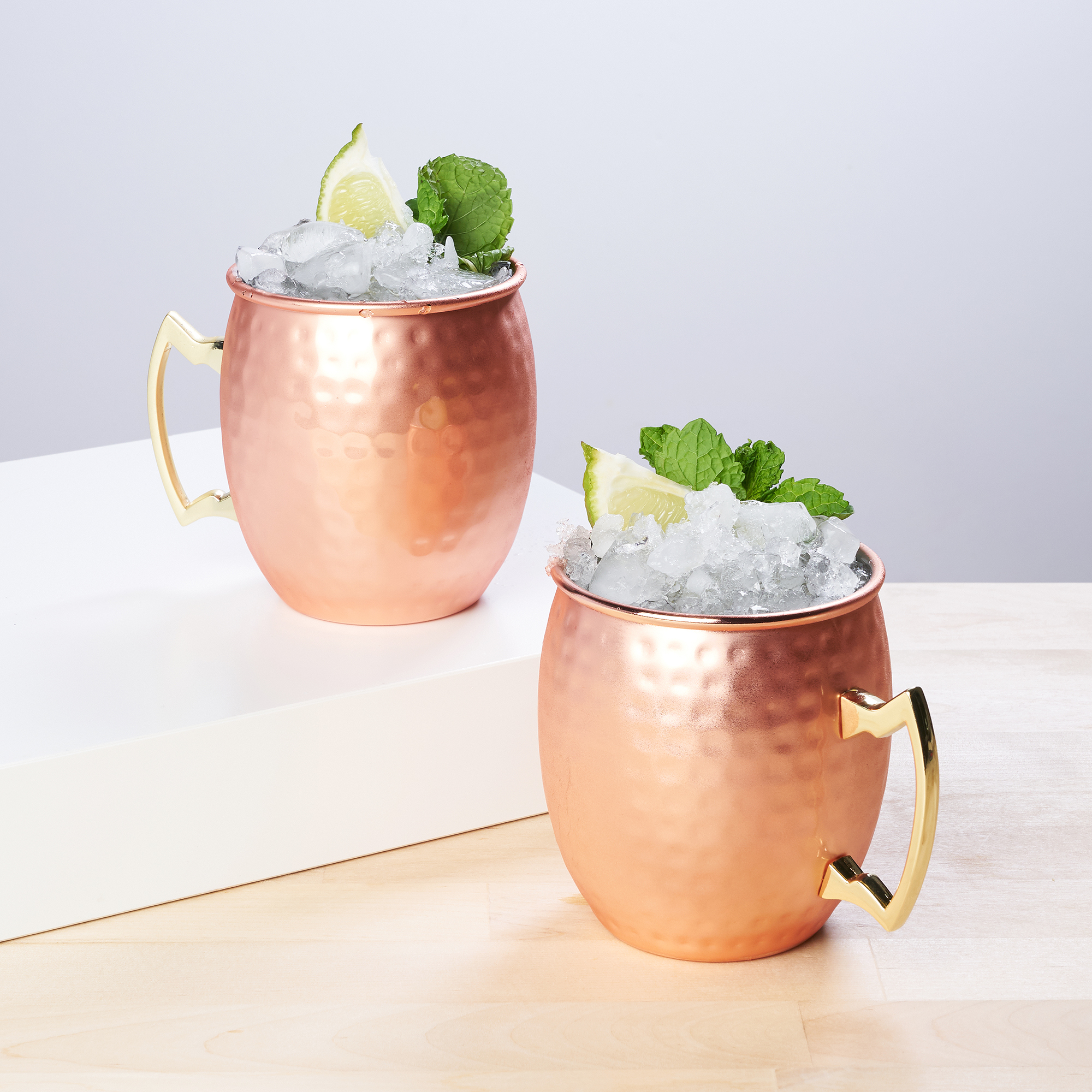 True® Hammered Moscow Mule Copper Mugs - Set of 2 8