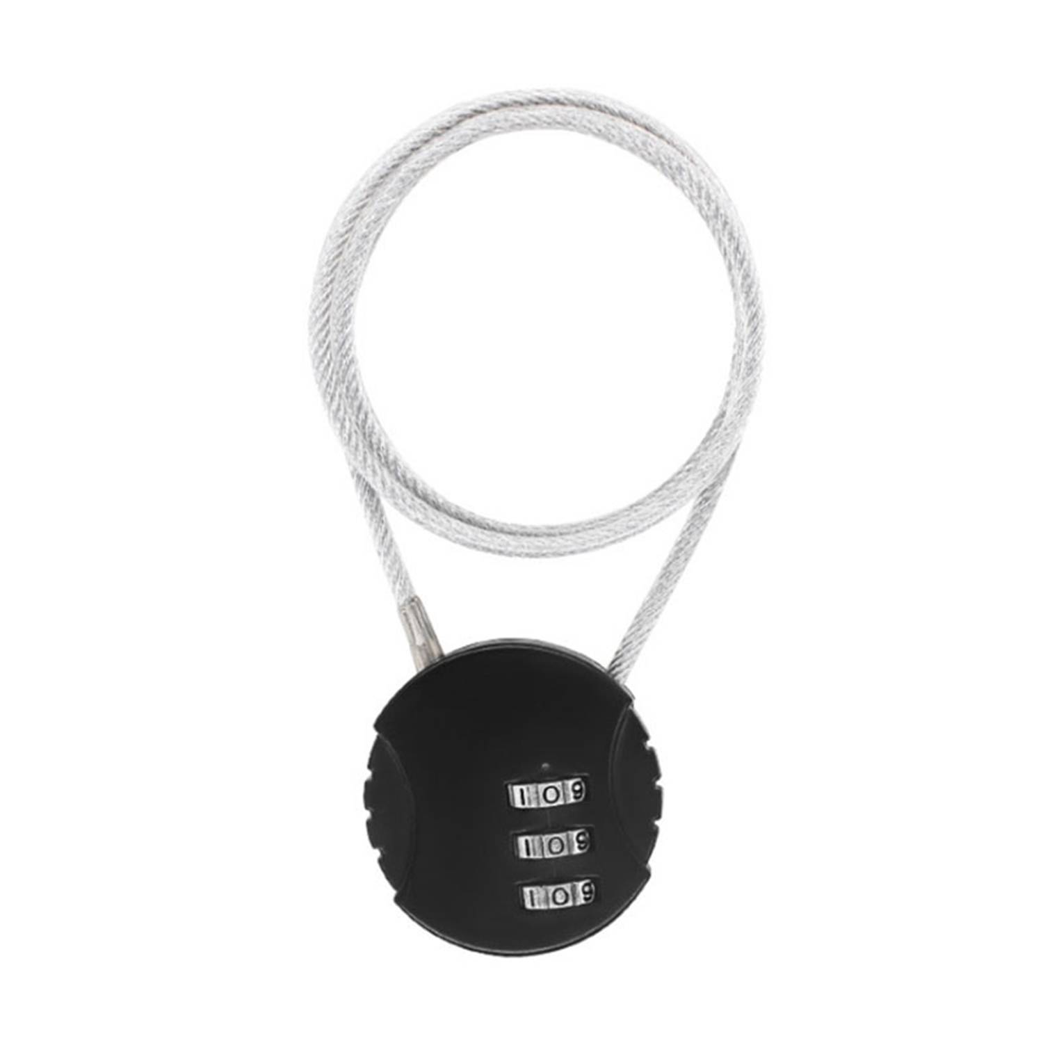Zinc Alloy Anti-Rust Lock Rope Combination Padlock 2