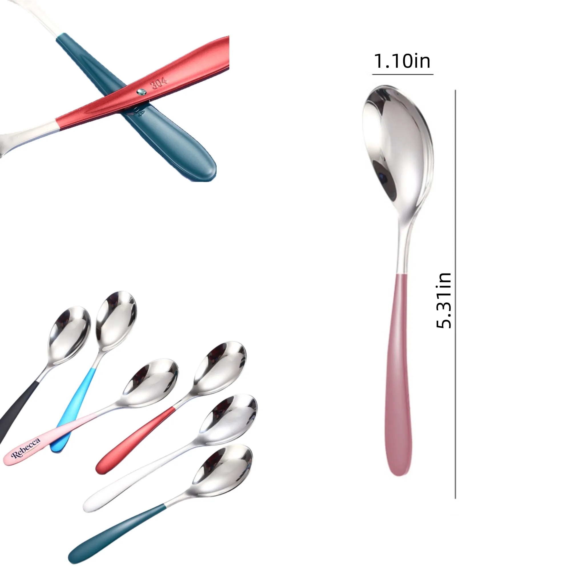 Customized stainless steel spoon 4