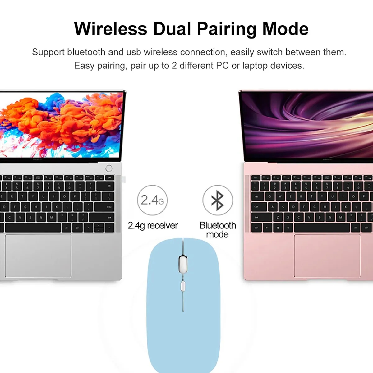 Rechargeable Wireless Bluetooth Mouse 2