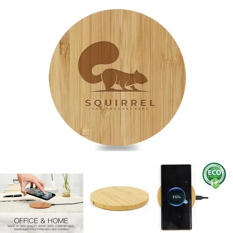 15W Bamboo Eco-Friendly Wireless Charger 1