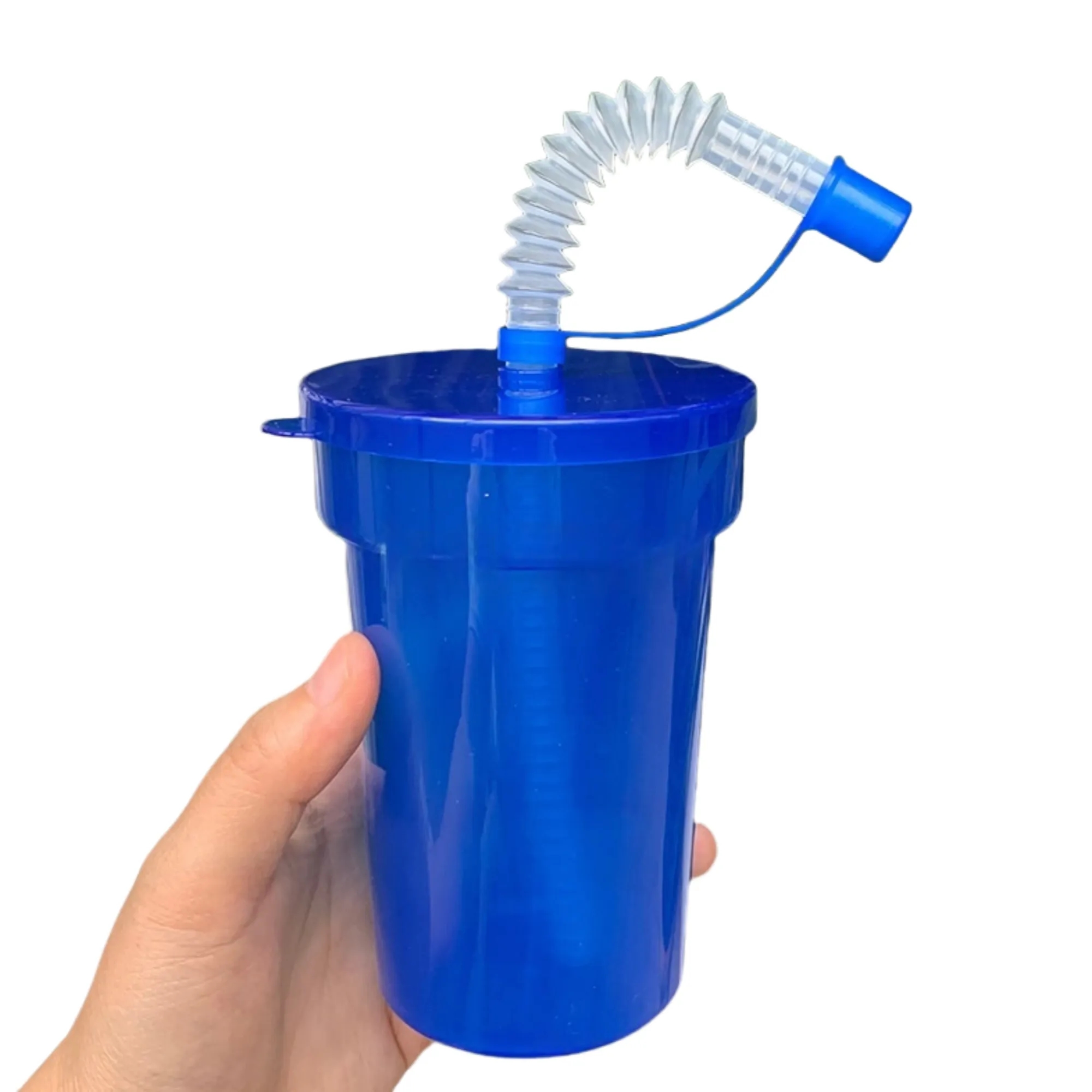 12oz Colored Plastic Straw Cup 8