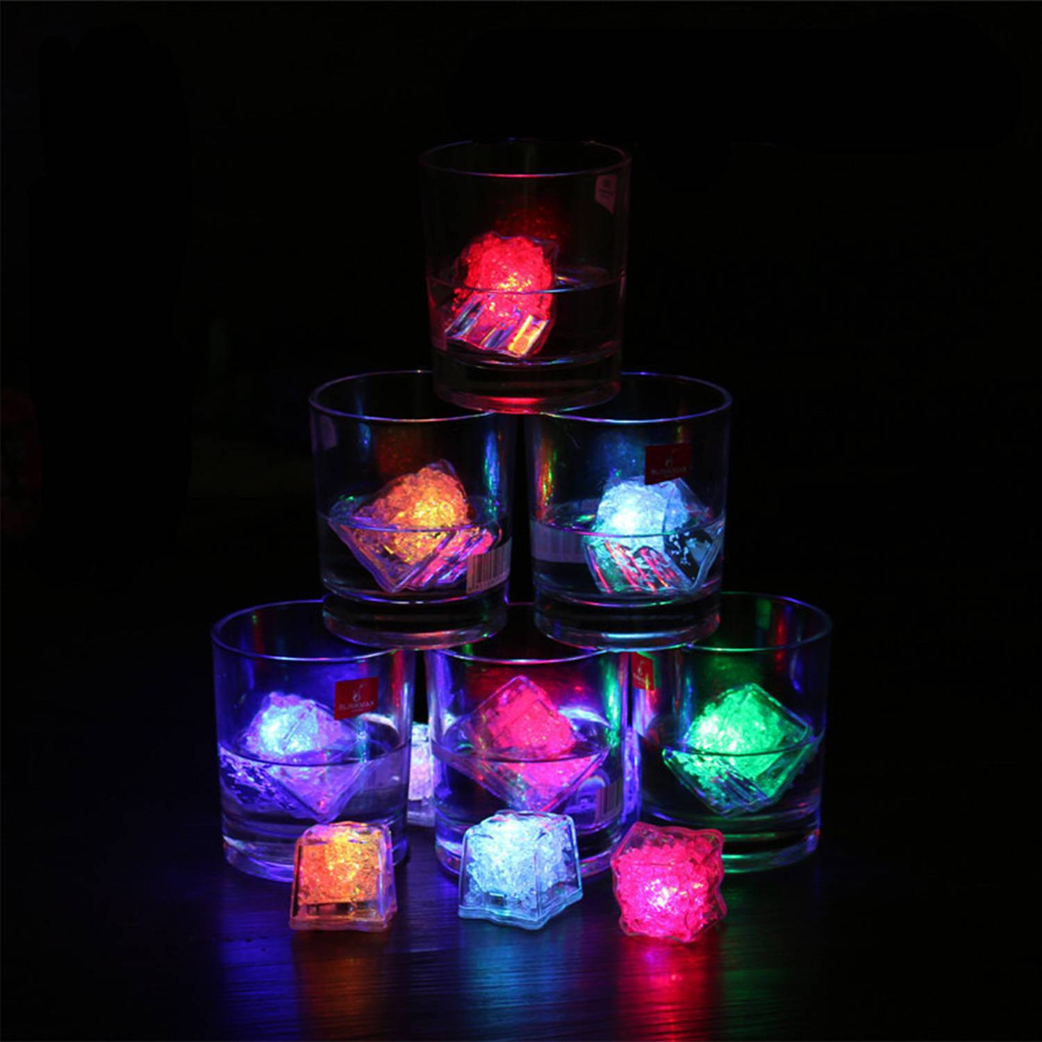 Light Up Colorful Flash Ice Cube 4