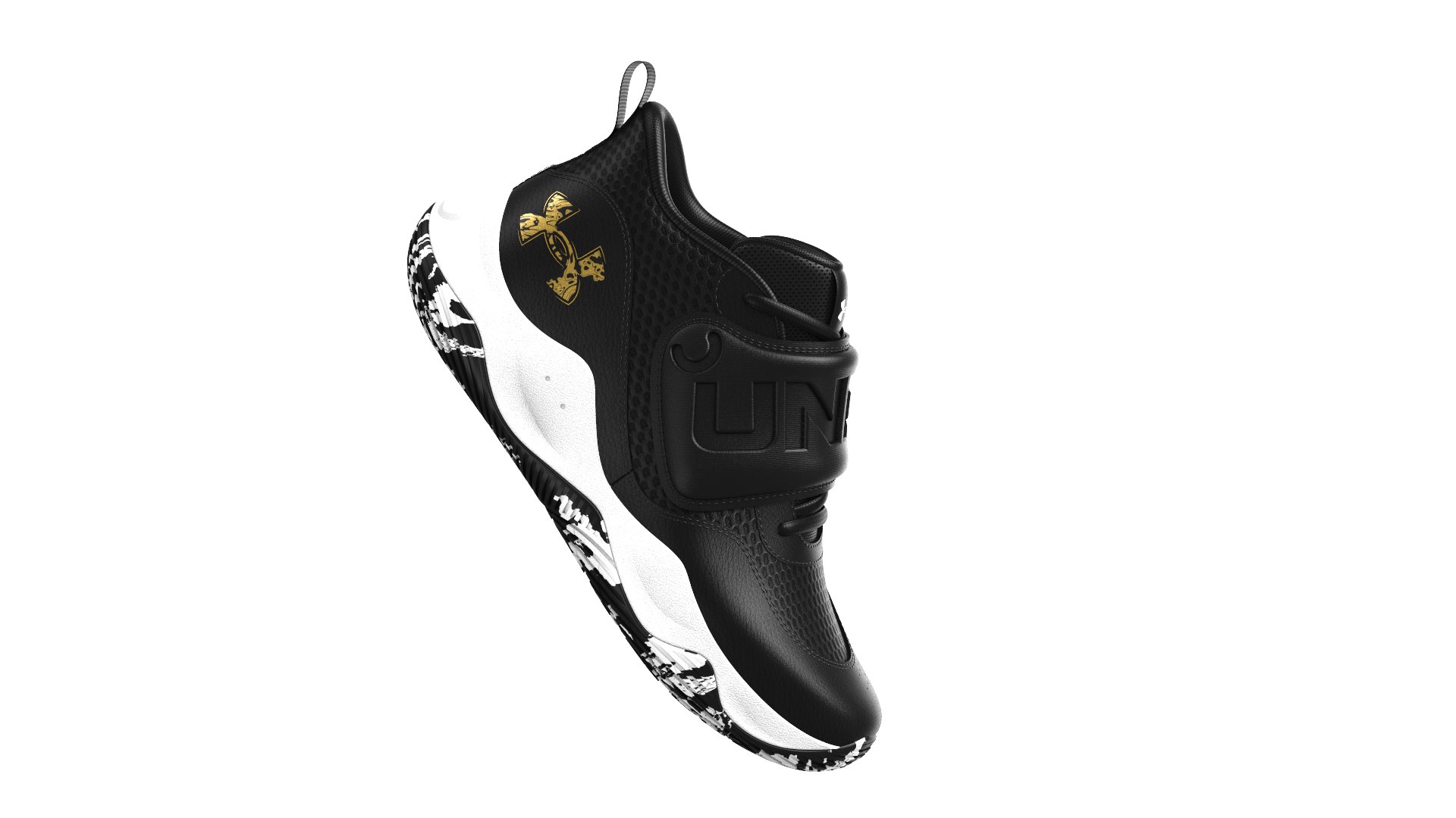 UA Zone BB 2 Grade School Basketball Shoes 2