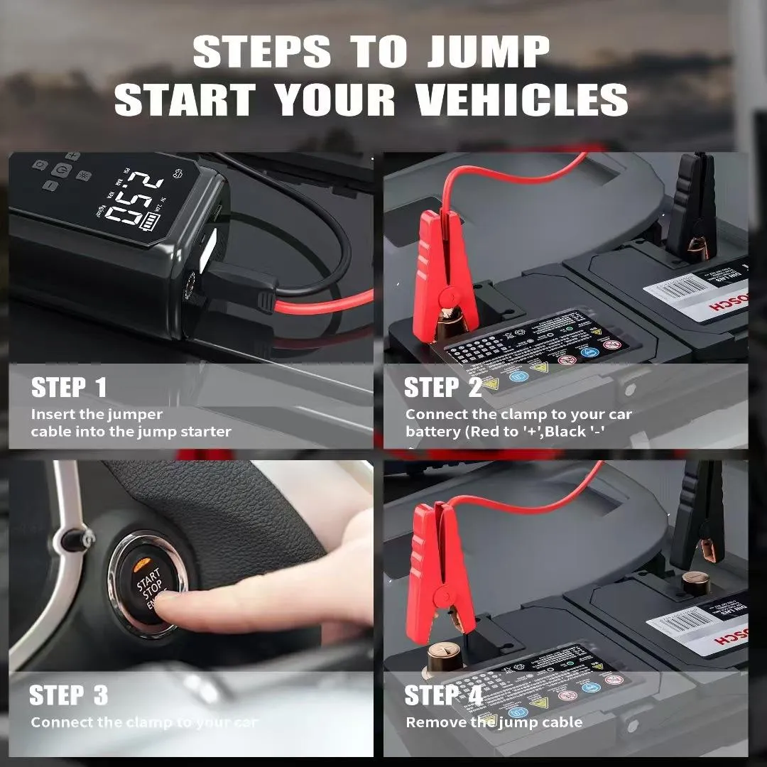 6 in 1 Car Jump Starter Kit 6