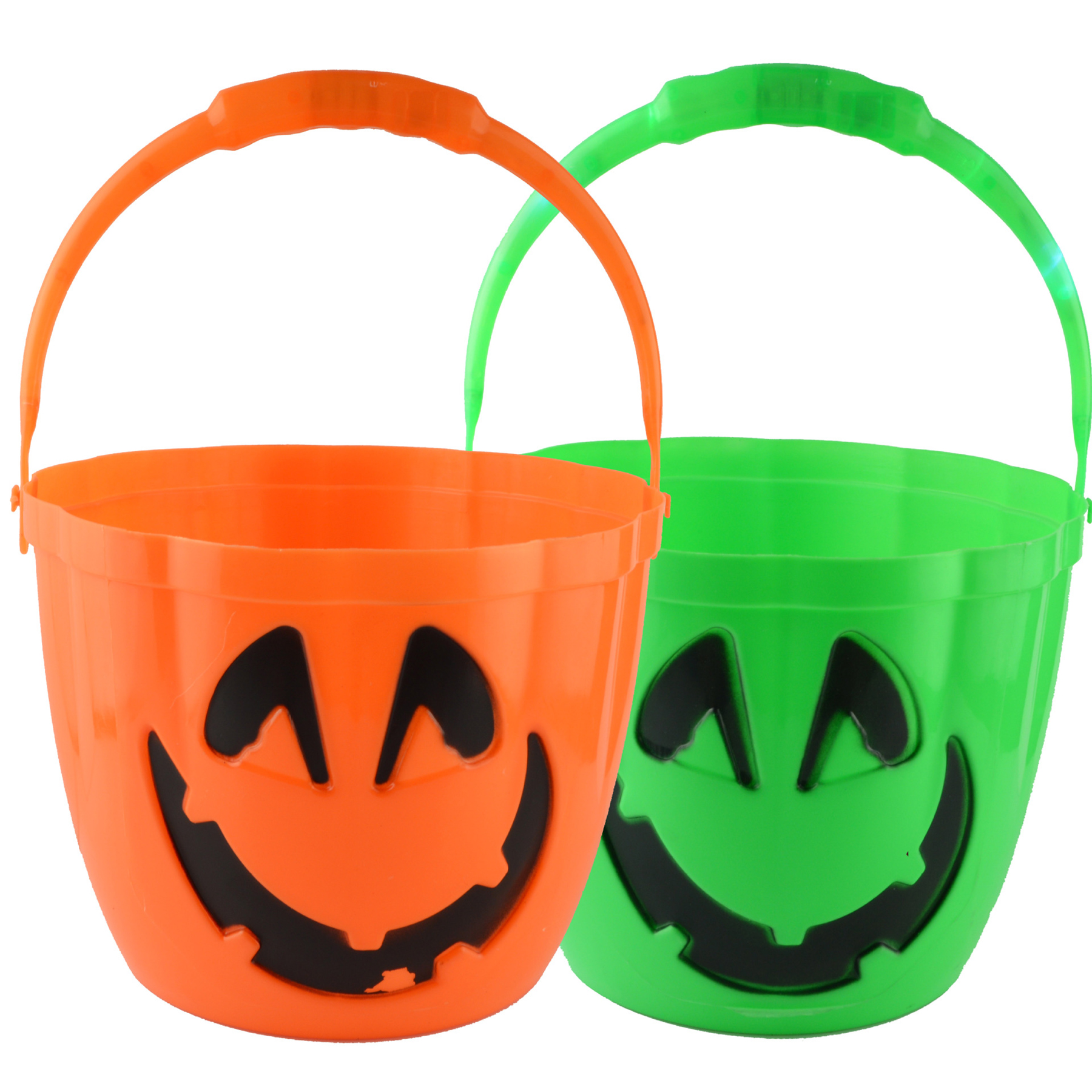 Halloween Pumpkin Bucket With Led Light 3