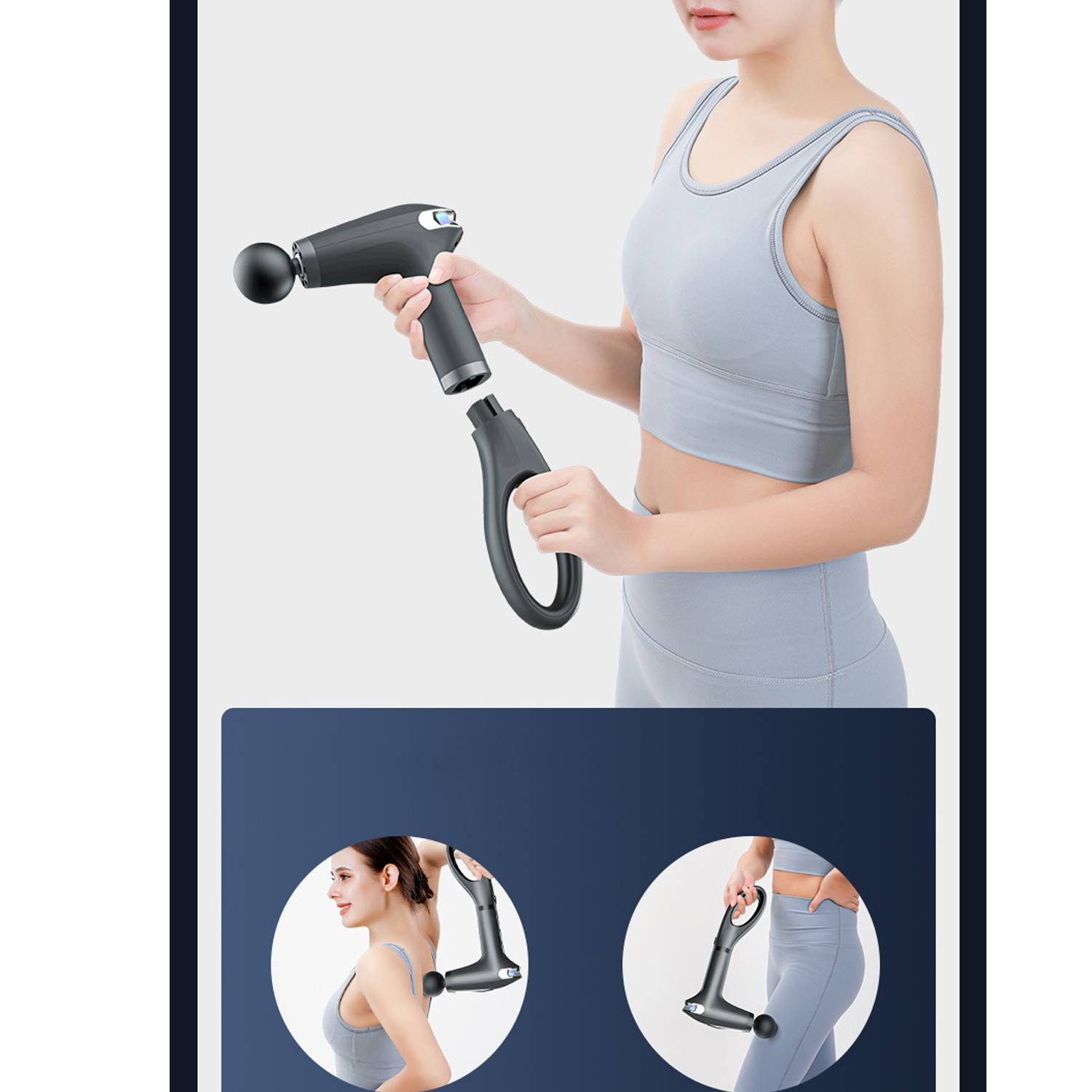 Detachable Handle Portable Muscle Massage Gun 3