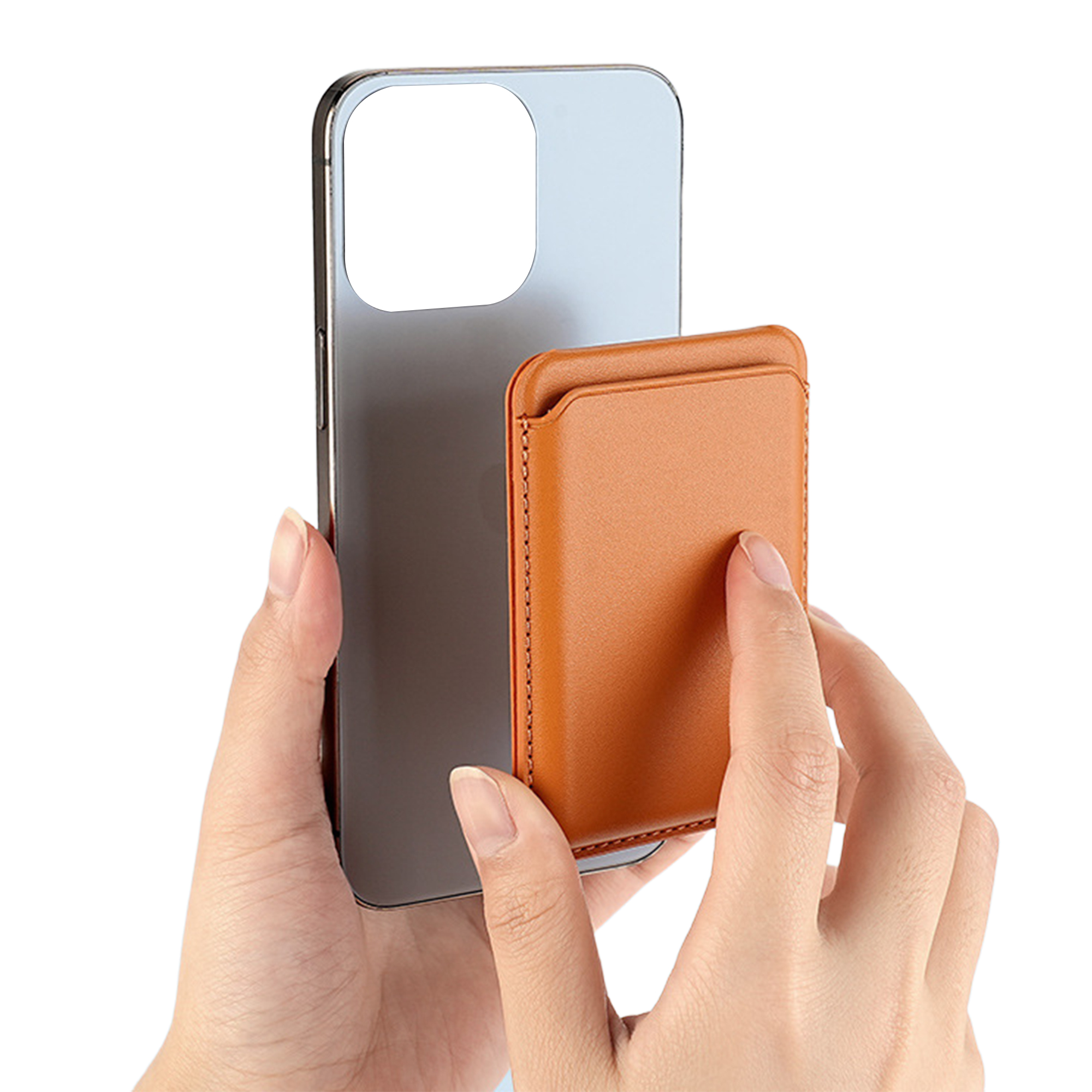 MOQ 100 Magnetic Phone Wallet Stand 4