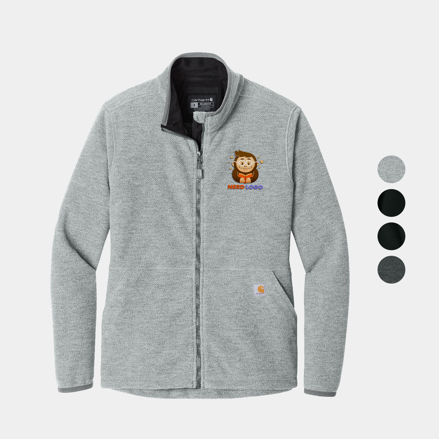 Carhartt® Women's Textured Full-Zip Fleece Jacket 2