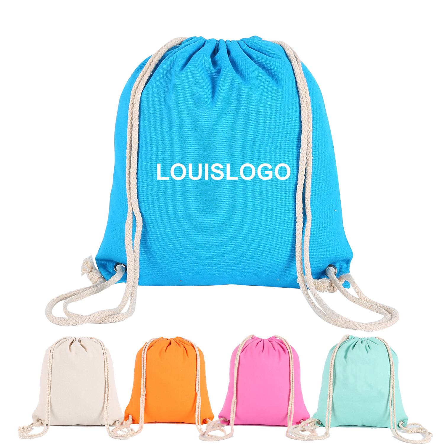 Canvas Sport Drawstring Backpack 7