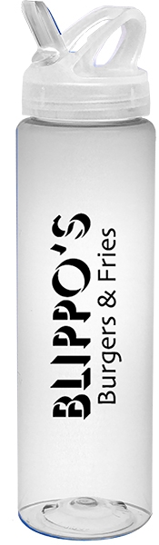 32 oz PET Sports Water Bottle with Flip Top Lid 10
