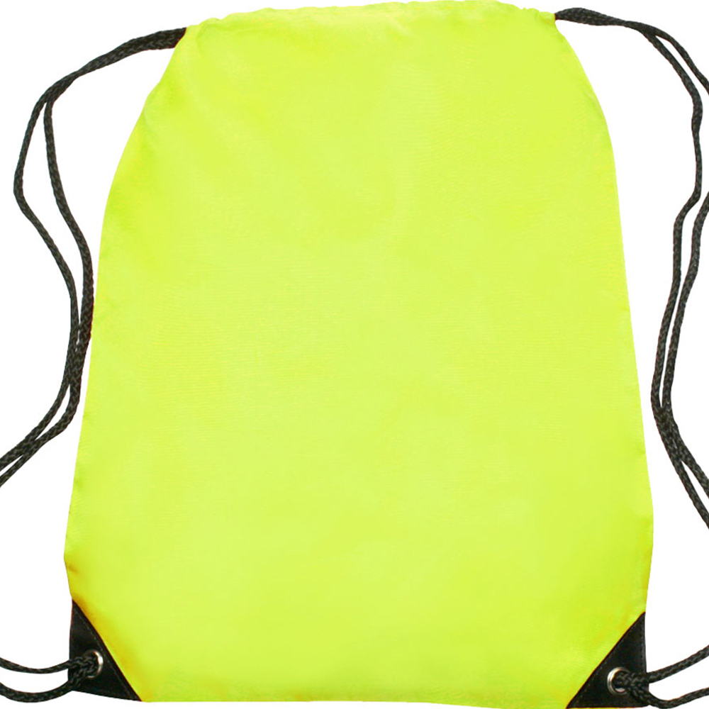 Black Trim Drawstring Bags 20